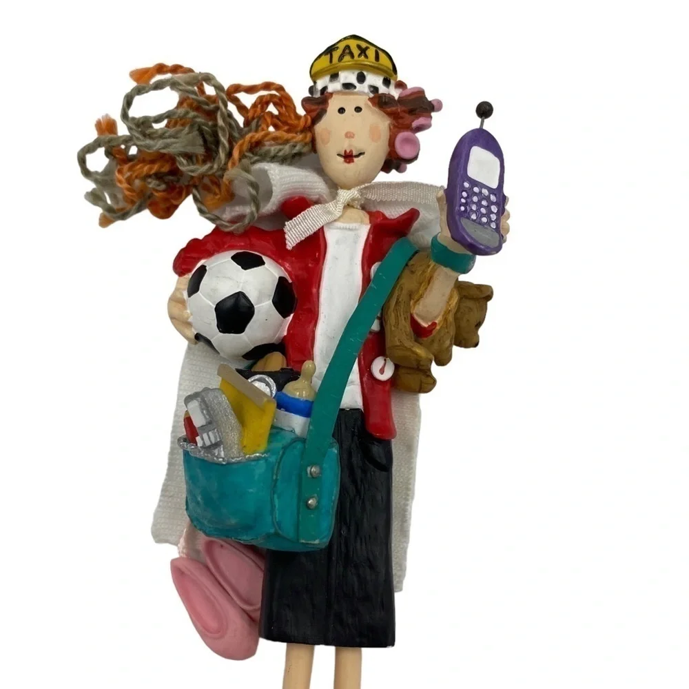 HALLMARK Queen of Muli-tasking Christmas Ornament 2004 Super Hero Mom
